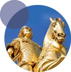 Leitbild Goldener Reiter Goldenes Reiterstandbild von August dem Starken